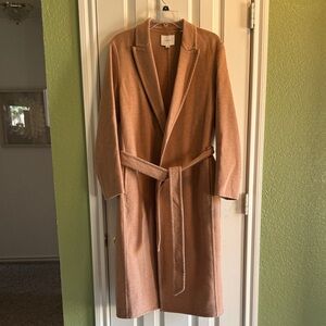 Vince wool/ cashmere belted coat